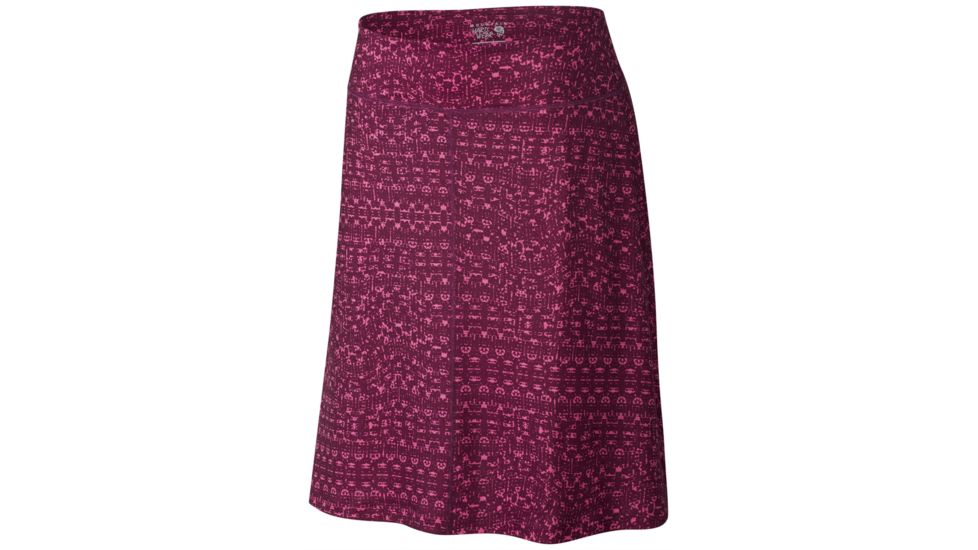 Mountain Hardwear DrySpun Perfect Printed Skirt - Women's-Dark Raspberry-Large
