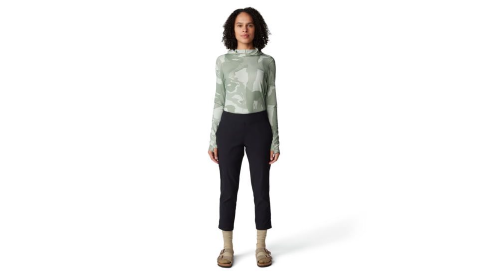 Mountain Hardwear Dynama Crop Pants - Women's, Black, MxR, 2095471-010-MxR