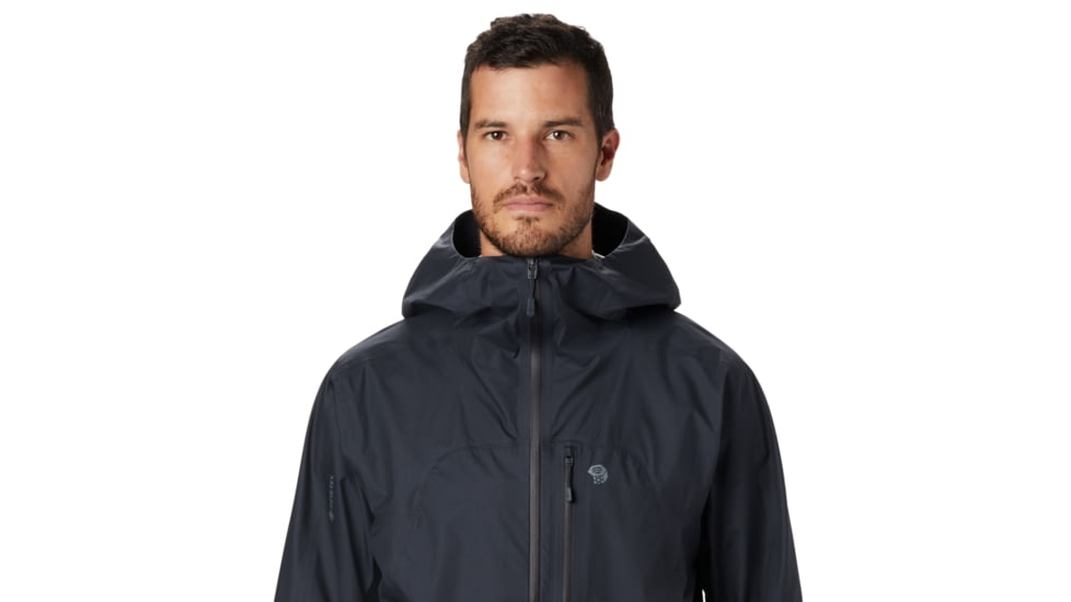 Mountain Hardwear Exposure 2 Gore-Tex Paclite Plus Jacket - Men's, Dark Storm, Medium, OM8429004-M