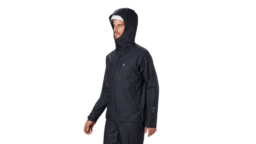 Mountain Hardwear Exposure 2 Gore-Tex Paclite Plus Jacket - Men's, Dark Storm, Medium, OM8429004-M