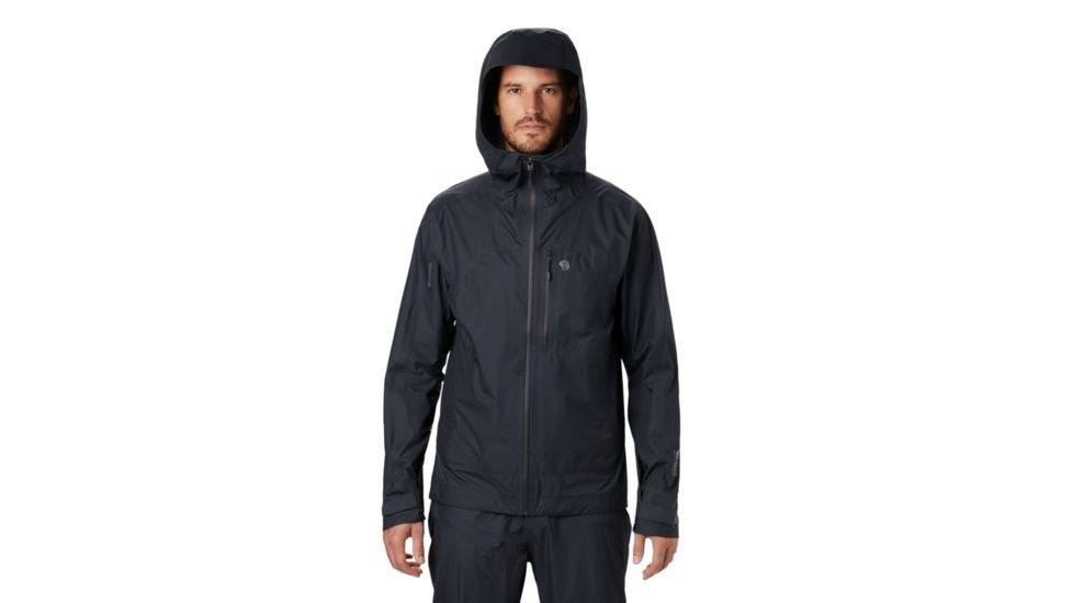 Mountain Hardwear Exposure 2 Gore-Tex Paclite Plus Jacket - Men's, Dark Storm, Medium, OM8429004-M