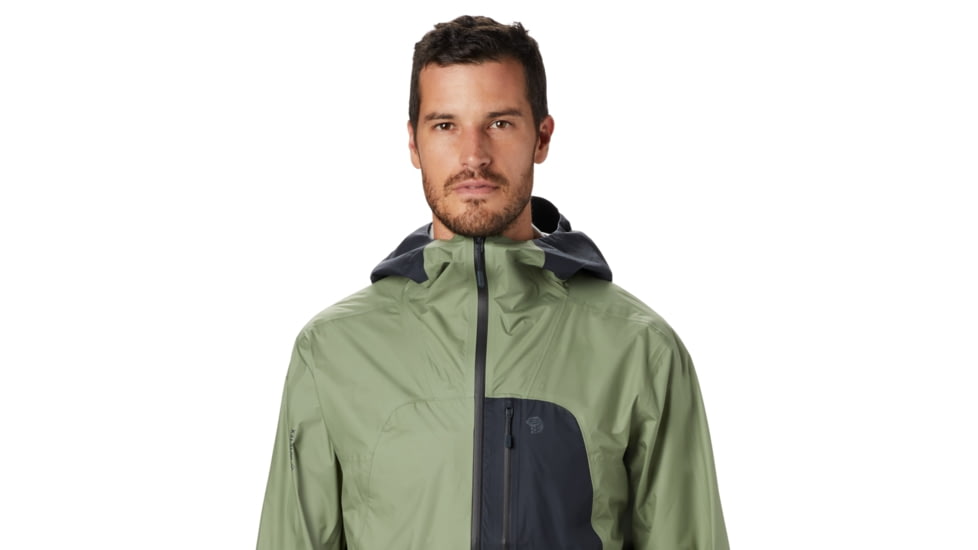 Mountain Hardwear Exposure 2 Gore-Tex Paclite Plus Jacket - Mens, Field, Large, 1879331354-L