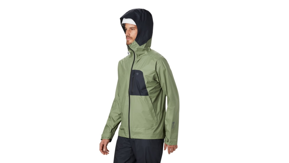 Mountain Hardwear Exposure 2 Gore-Tex Paclite Plus Jacket - Mens, Field, Large, 1879331354-L