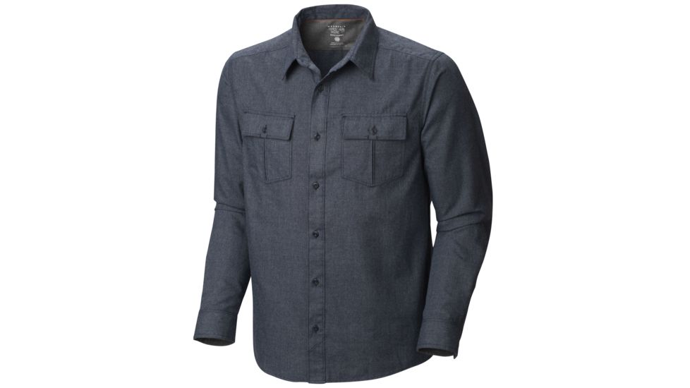 Mountain Hardwear Frequentor Flannel Long Sleeve Shirt - Men's-Collegiate Navy-Small