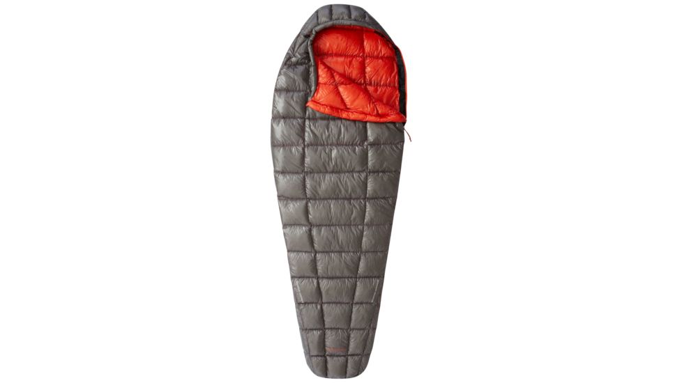 Mountain Hardwear Ghost Whisperer 40F/4C Sleeping Bag, Manta Grey, Long 1792162073-LNG-LH