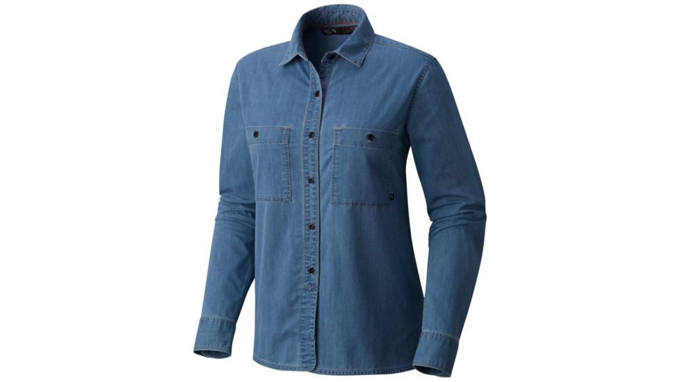 Mountain Hardwear Hardwear Denim Shirt - Women's, Light Wash, XS 1777171414-XS