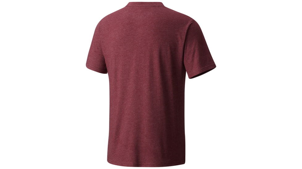Mountain Hardwear Hardwear Ice Axe Short Sleeve Tee - Mens, Heather Cote Du Rhone, XX-Large, OM0312649-XXL