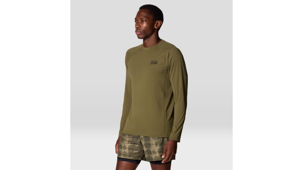 Mountain Hardwear Crater Lake Long Sleeve Tops - Mens