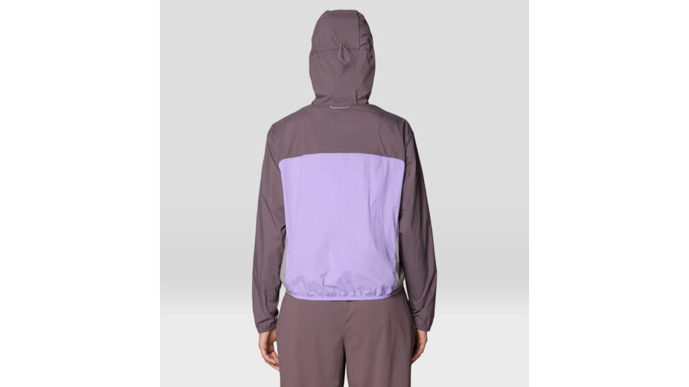 Mountain Hardwear Wind Veil Hooded Jacket - Women's, Purple Sage, Harbor Violet, Approaching, S, 2146771-574-S