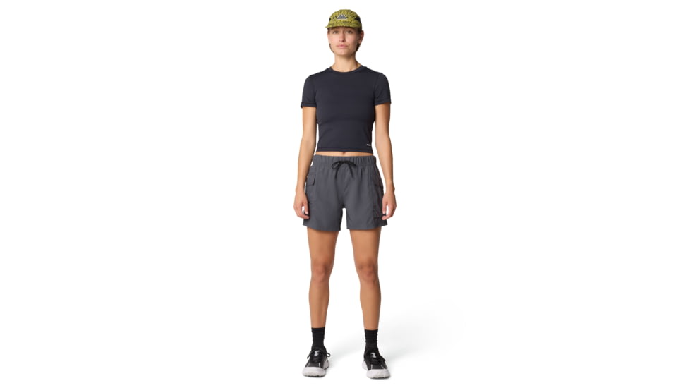 Mountain Hardwear Peak Knit Short Sleeve Shirt - Women's, Black, M, 2113451-010-M
