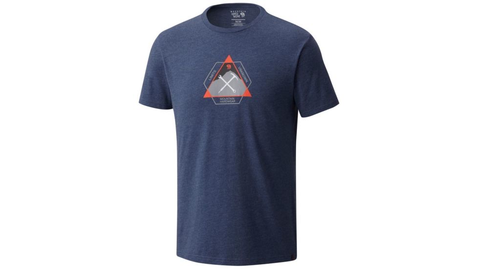 Mountain Hardwear Route Setter Short Sleeve T-Shirt - Men's, Heather Zinc, M 1788681493-M