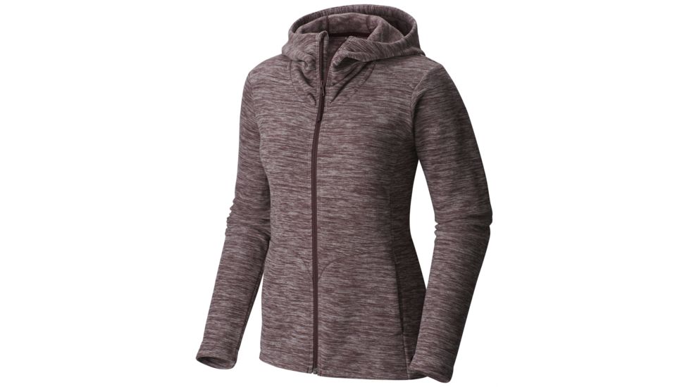 Mountain Hardwear Snowpass Fleece Full-Zip Hoody - Women's-Heather Purple Plum-Small