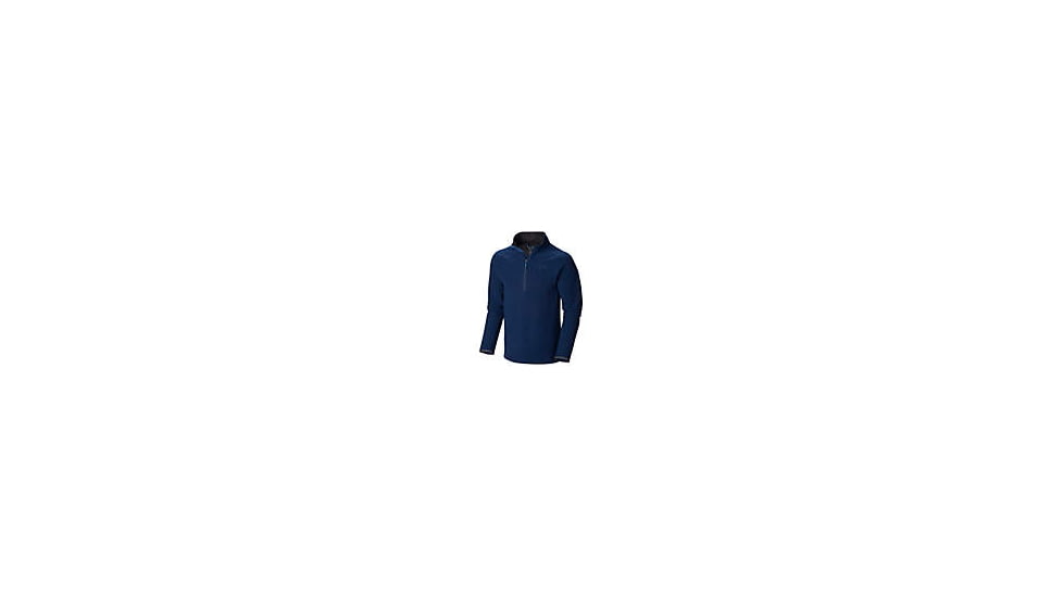 Mountain Hardwear Toasty Tweed Fleece 1/4 Zip Jacket - Men's-Collegiate Navy-Medium