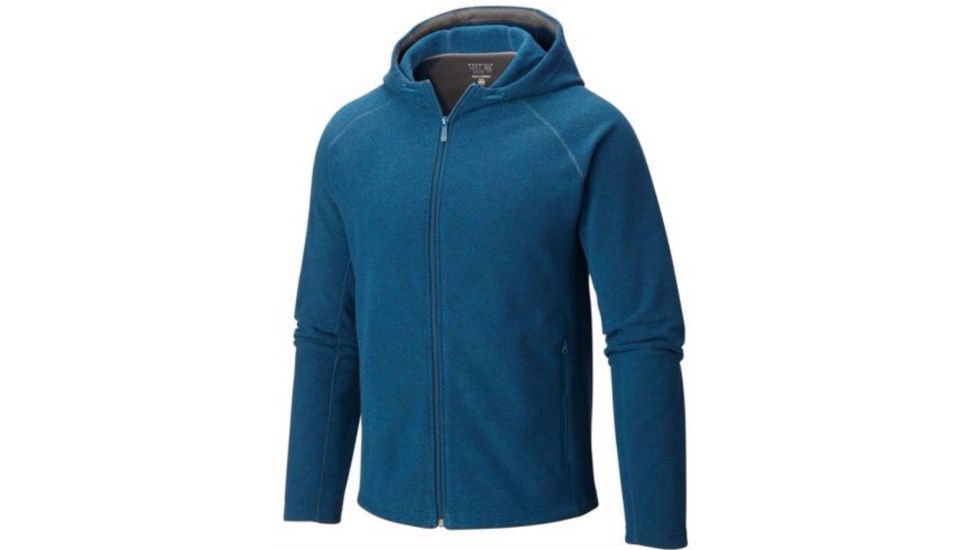 Mountain Hardwear Toasty Twill Full-Zip Hoody - Men's-Phoenix Blue-Large