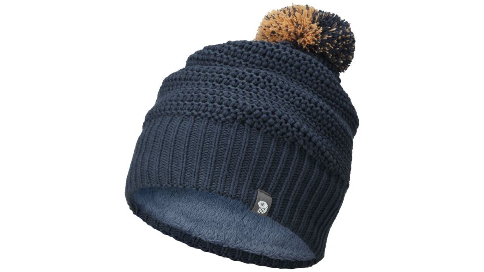 Mountain Hardwear Two Poms Beanie - Womens-Zinc-One Size