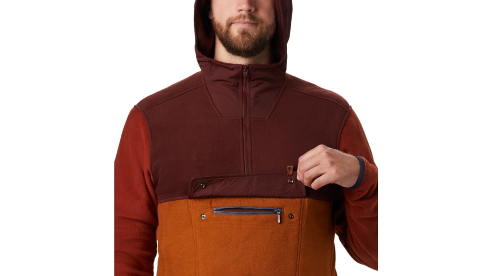 Mountain Hardwear UnClassic Fleece Pullover - Mens, Dark Umber, Large, 1879471259-L