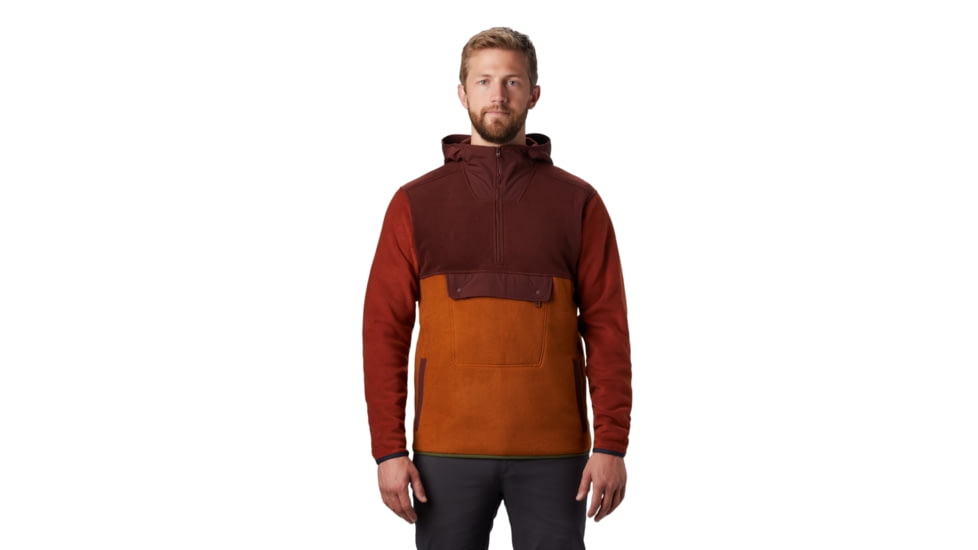 Mountain Hardwear UnClassic Fleece Pullover - Mens, Dark Umber, Large, 1879471259-L