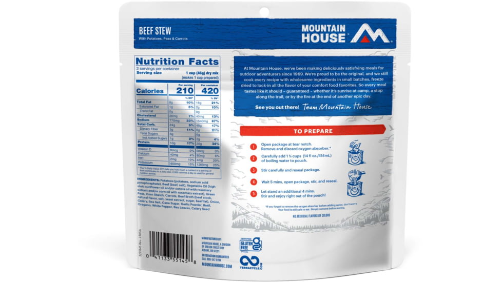 Mountain House Beef Stew Pouch