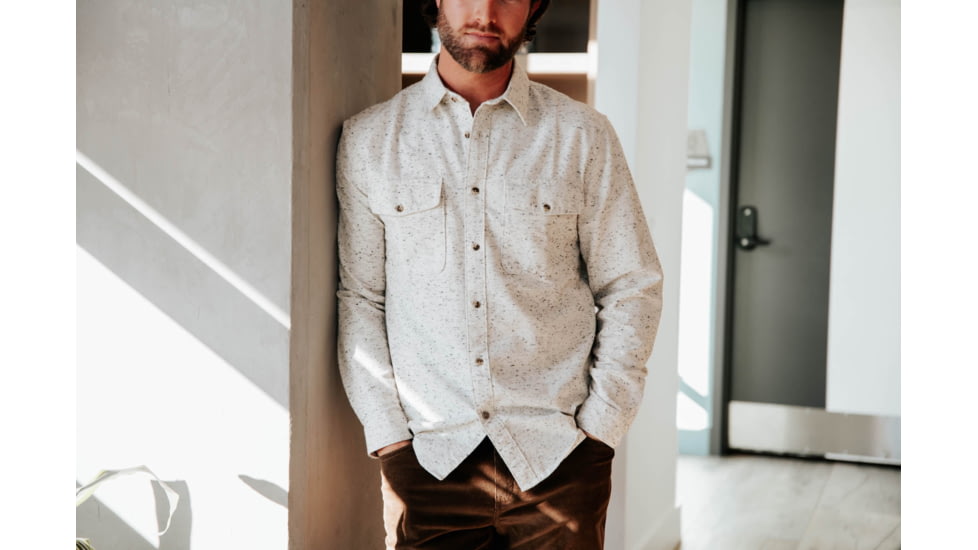Mountain Khakis Everett Pocket Shirt Classic Fit - Mens, Parchment, XL, N45102PARCHMENTXL