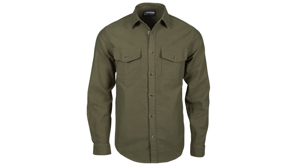 Mountain Khakis Moleskin Shirtjac Relaxed Fit - Mens, Forest Moss, M, I23301FOREST MOSSM