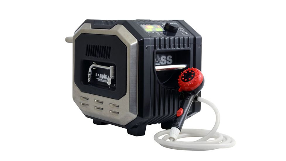 Mr. Heater Base Camp BOSS-XCW20 Battery Operated Shower System, Black F235350