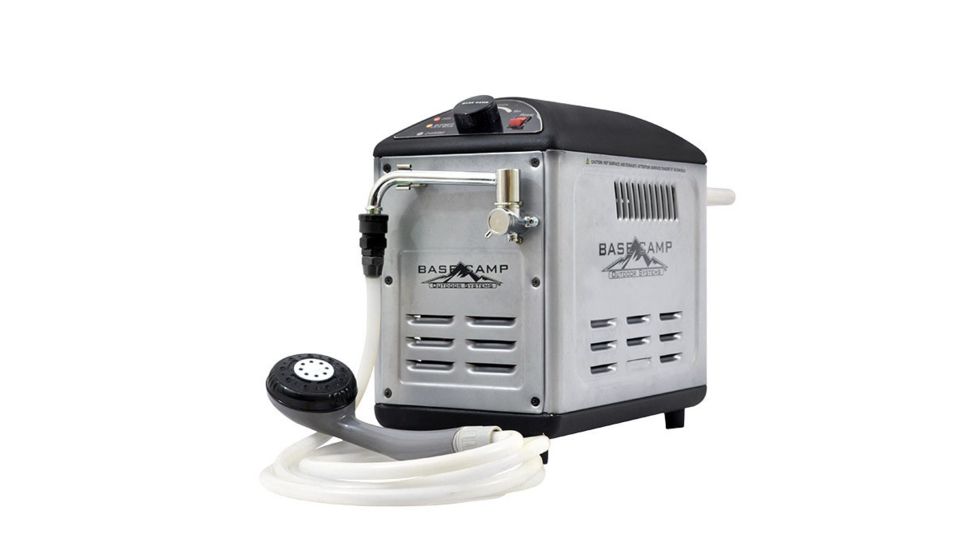 Mr. Heater Base Camp BOSS-XW18 Battery Operated Shower System, Black F235325