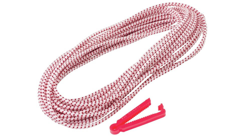 MSR Shock Cord Replacement Kit, Red/White, 5834