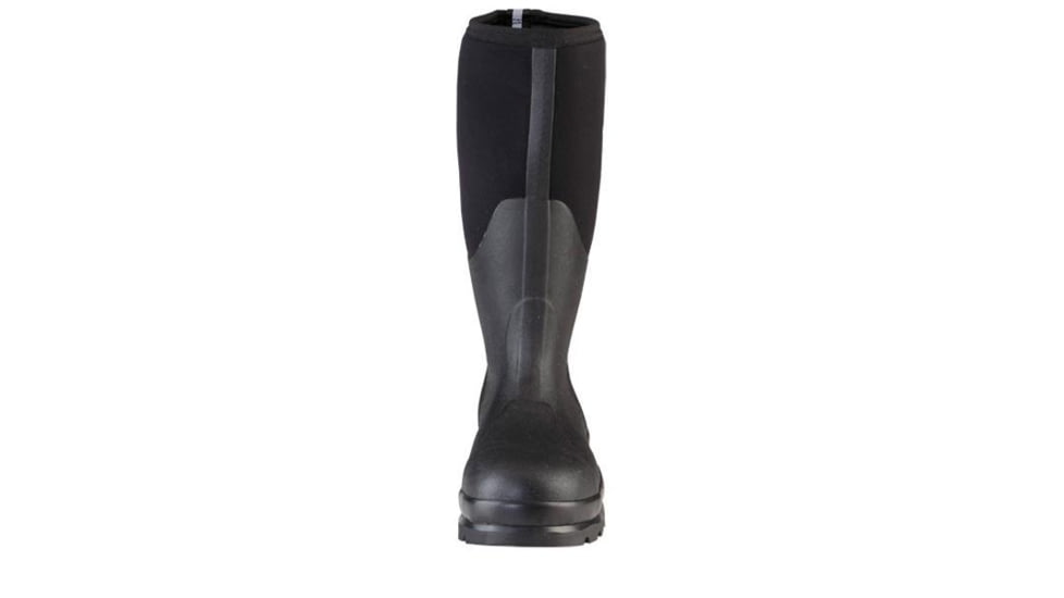 Muck Boots Chore Classic Tall Steel Toe Rubber Work Boots - Mens, Black, 12, CHS-000A-BLK-120