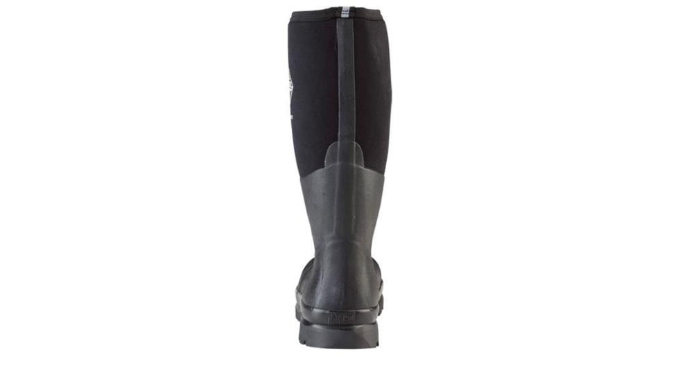 Muck Boots Chore Classic Tall Steel Toe Rubber Work Boots - Mens, Black, 12, CHS-000A-BLK-120