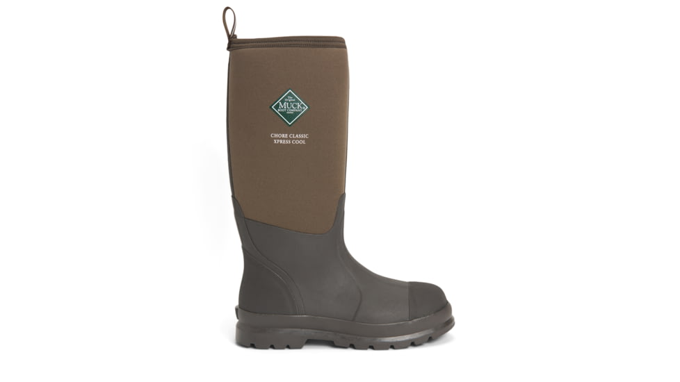 Muck Boots Chore Classic Tall Xpress Cool Boot - Mens, Bark, 12, CHHC-900-BRN-120