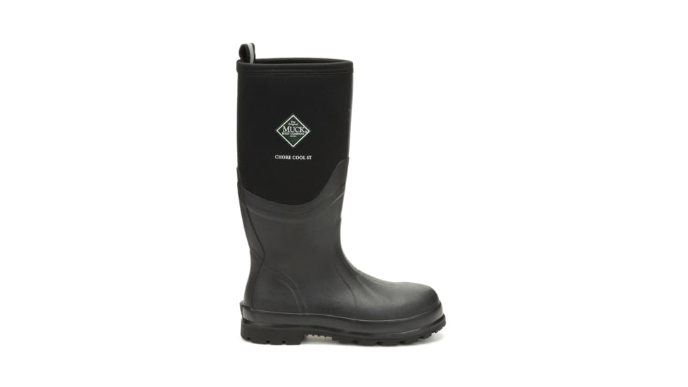 Muck Boots Chore Cool Safety Toe Classic Work Boot - Mens, Black, 12, CSCT-000-BLK-120