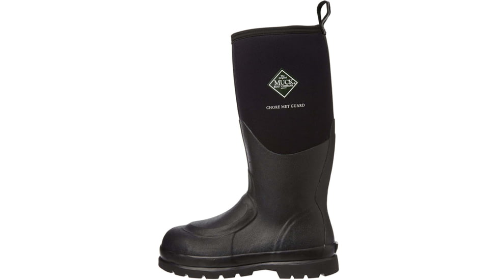 Muck Boots Chore Tall Metatarsal Guard Steel Toe Boots - Mens, Black, 12, CHS-META-BLK-120