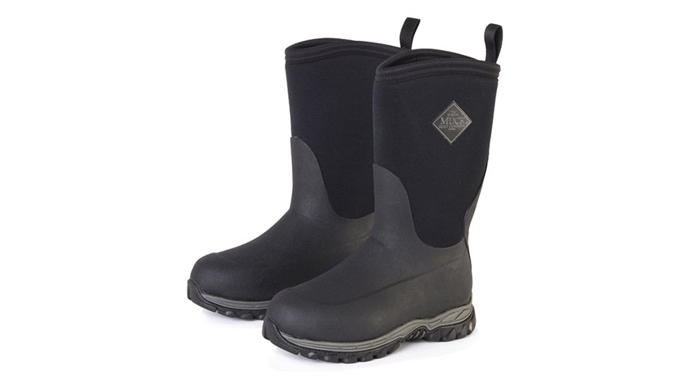Muck Boots Kids Rugged II Kids Performance Outdoor Sport, Black / Black, 9, RG2001009
