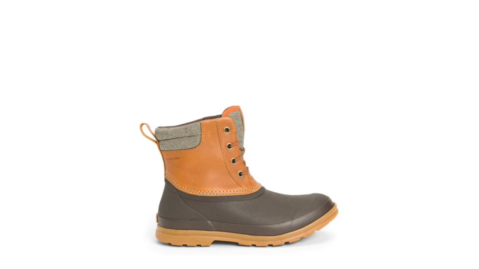Muck Boots Originals Duck Lace Boot - Women's, 14 US, Medium, Tan/Dark Brown, ODL-902-TAN-140