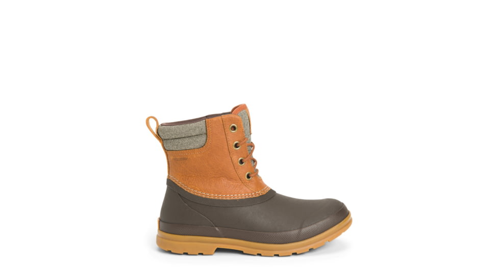 Muck Boots Originals Duck Lace Boot - Women's, 6 US, Medium, Tan/Dark Brown, ODLW-902-TAN-060