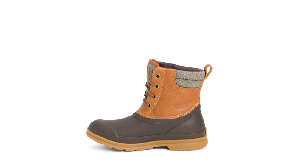 Muck Boots Originals Duck Lace Boot - Women's, 6 US, Medium, Tan/Dark Brown, ODLW-902-TAN-060