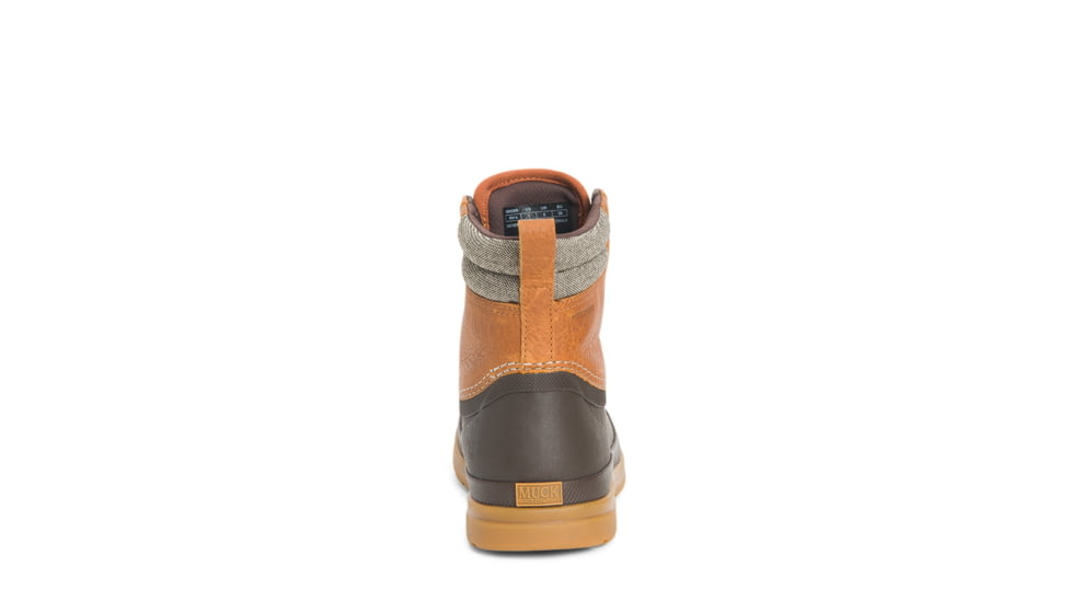Muck Boots Originals Duck Lace Boot - Women's, 6 US, Medium, Tan/Dark Brown, ODLW-902-TAN-060