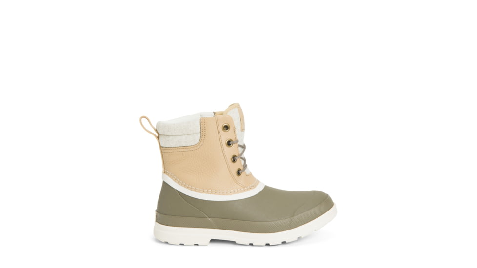 Muck Boots Originals Duck Lace Boot - Women's, 6 US, Medium, Taupe/Walnut, ODLW-901-TAN-060
