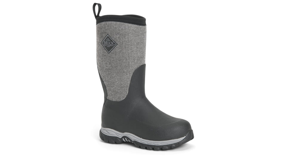 Muck Boots Rugged II Outdoor Performance Boots - Kids, Black/Herringbone, 6, RG2-1HB-BLK-060