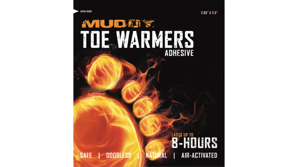 Muddy Toe Warmer, 3 Pack, White, MUD-DTWA-3PK
