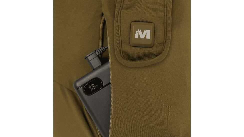 Muddy Nucleus Heated Bottoms - Mens, Brown Clay, LARGE, MUD-HT-BTM-CL-L