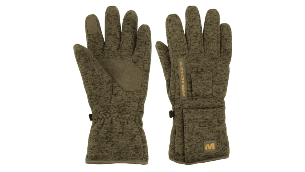 Muddy Nucleus Heated Midweight Gloves - Mens, Brown Clay, LARGE, MUD-HT-MGLV-CL-L