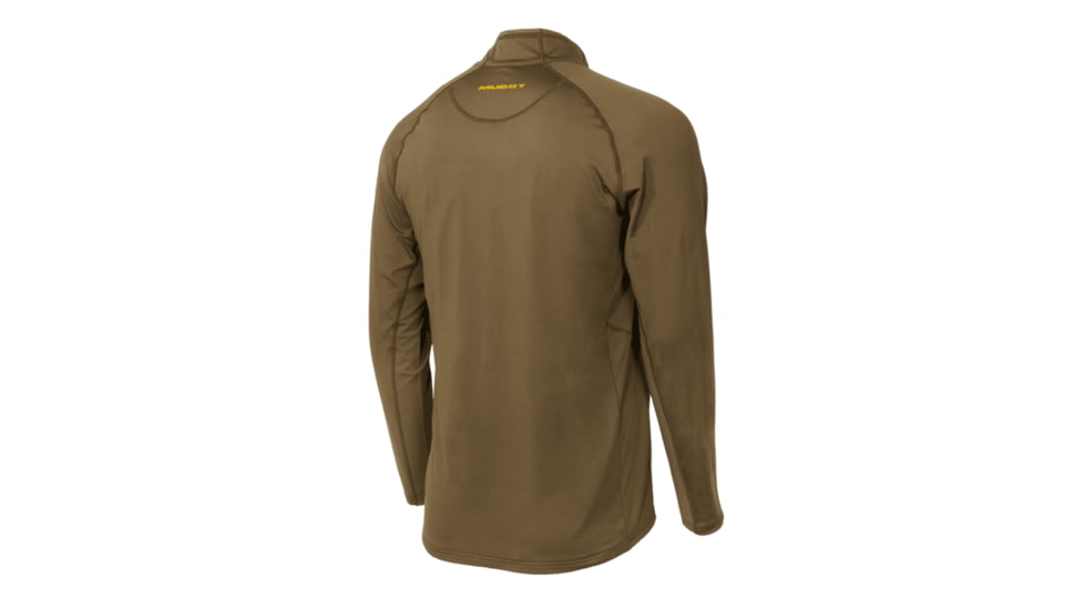 Muddy Nucleus Heated Quarter-Zip Top - Mens, Brown Clay, MEDIUM, MUD-HT-QZ-CL-M