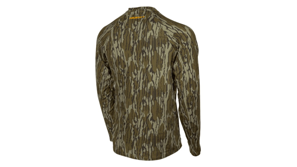 Muddy TRX Base Layer Crew Top - Mens, Mossy Oak Bottomland, LARGE, MUD-BL-CRW-MOB-L