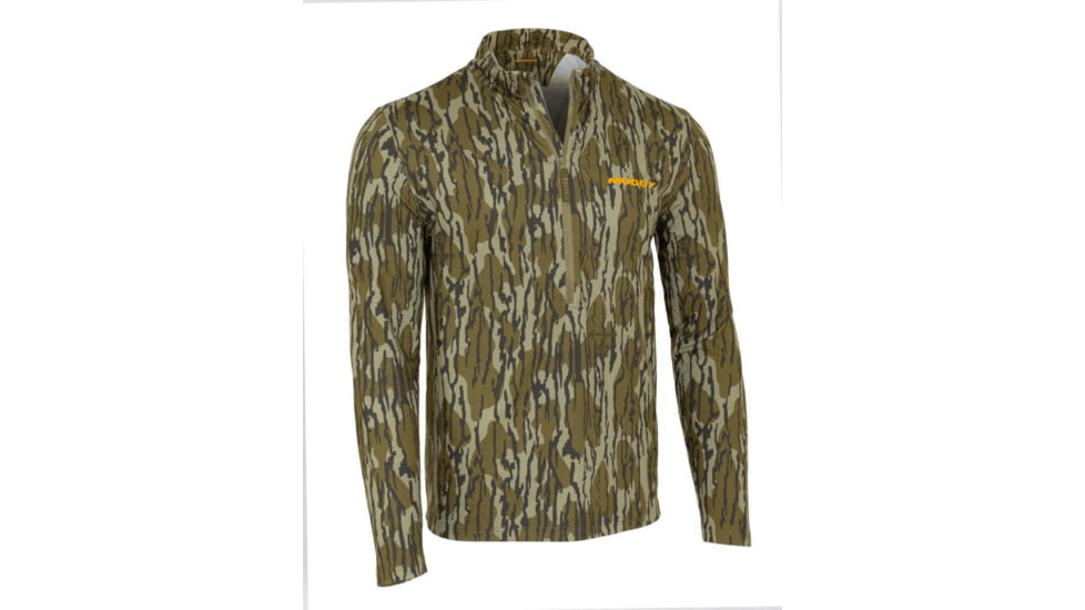 Muddy TRX Lightweight Quarter Zip Top - Men's, Mossy Oak Bottomlands Camo, 2XL, MUD-LW-QZ-MOB-2X