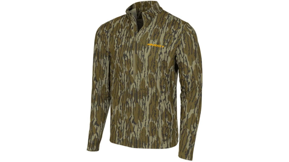 Muddy TRX Lightweight Quarter Zip Top - Men's, Mossy Oak Bottomlands Camo, 2XL, MUD-LW-QZ-MOB-2X