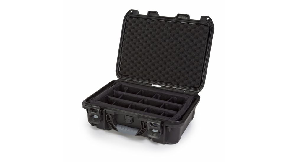 Nanuk 920 Protective Case w/Padded Divider, Black, Medium, 920S-020BK-0A0