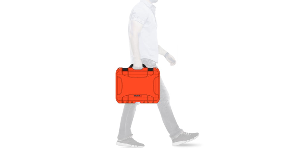 Nanuk 920 Water/Crush Proof Case w/Padded Divider - Orange, 920S-020OR-0A0