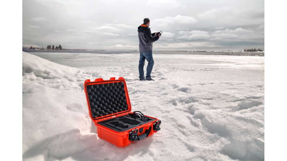 Nanuk Mavic Air Fly More Hard Case W/Foam Insert, Orange, Medium 915-MAVIA3