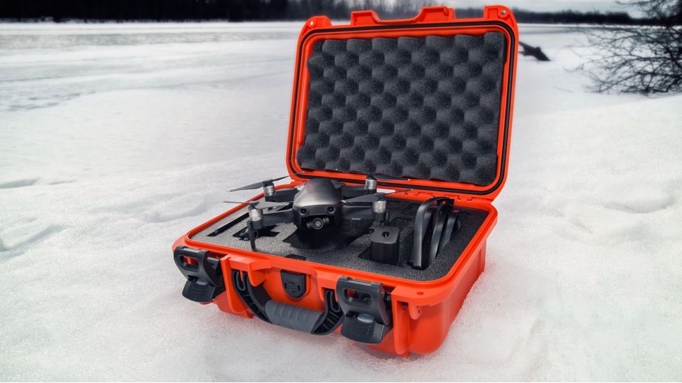 Nanuk Mavic Air Fly More Hard Case W/Foam Insert, Orange, Medium 915-MAVIA3